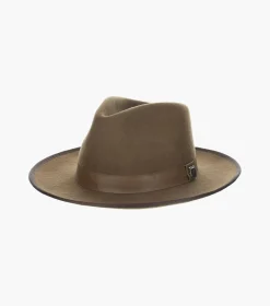 Stacy Adams Genesee Wool Felt Pinch Front Hat