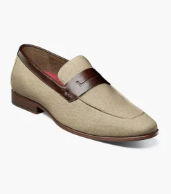 Stacy Adams Gill Moc Toe Saddle Slip On