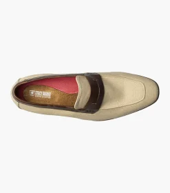 Stacy Adams Gill Moc Toe Saddle Slip On