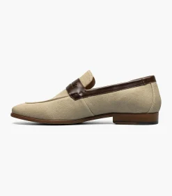 Stacy Adams Gill Moc Toe Saddle Slip On