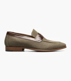 Stacy Adams Gill Moc Toe Saddle Slip On