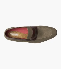 Stacy Adams Gill Moc Toe Saddle Slip On