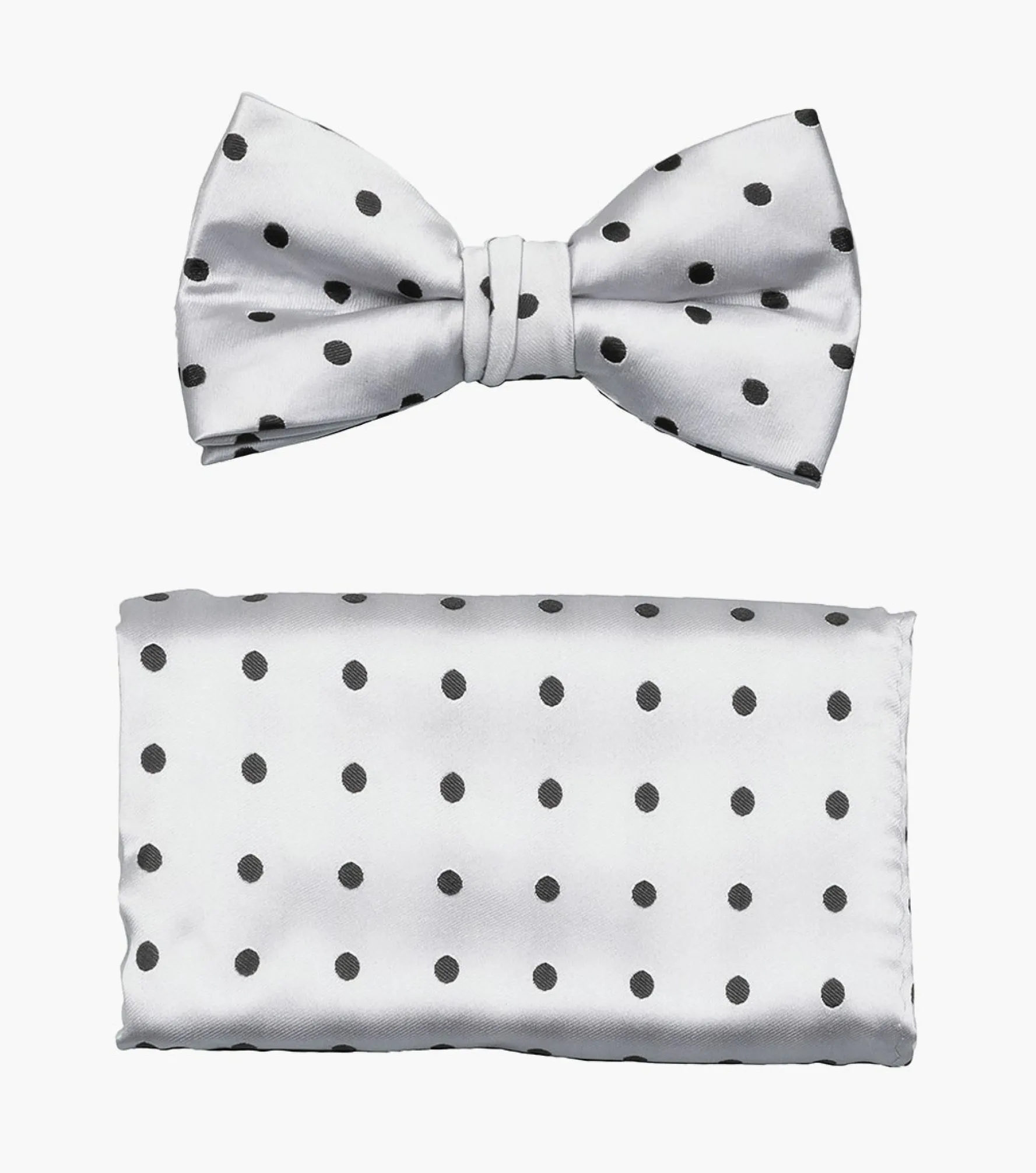 Stacy Adams Giroux Bow Tie & Hanky Set