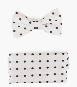 Stacy Adams Giroux Bow Tie & Hanky Set