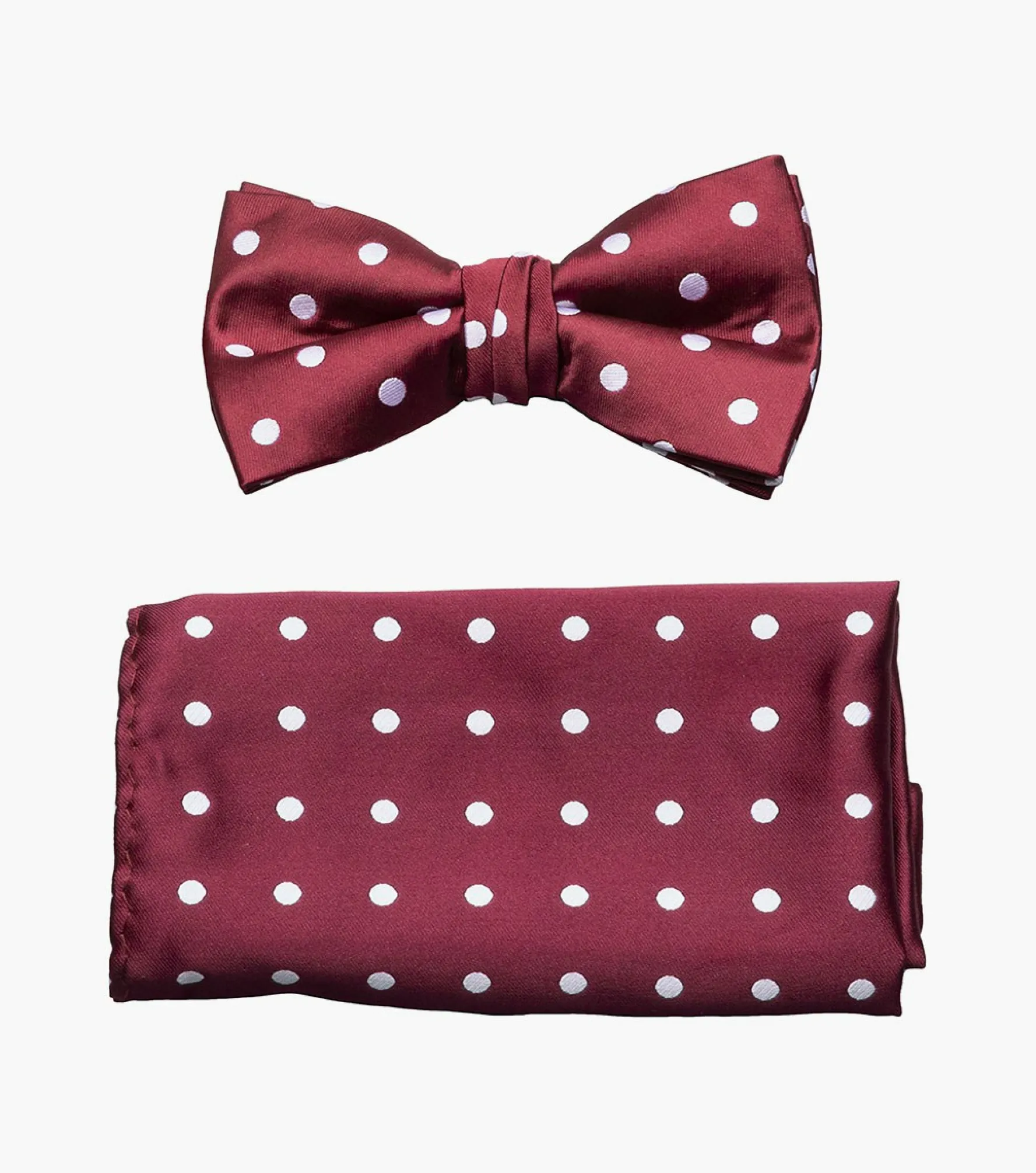 Stacy Adams Giroux Bow Tie & Hanky Set