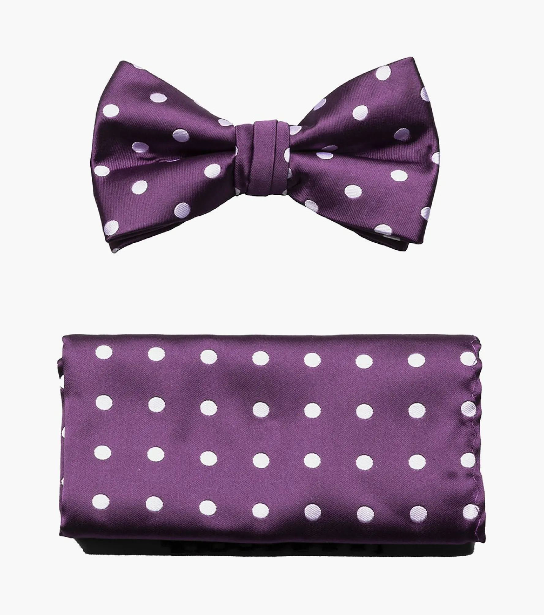 Stacy Adams Giroux Bow Tie & Hanky Set