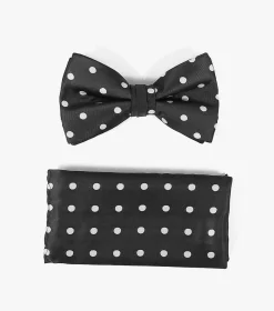 Stacy Adams Giroux Bow Tie & Hanky Set