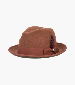 Stacy Adams Gt Fedora Provatoknit Pinch Front Hat