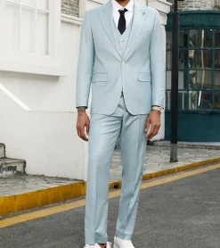 Stacy Adams Harrelson 3 Piece Vested Suit