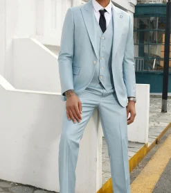 Stacy Adams Harrelson 3 Piece Vested Suit
