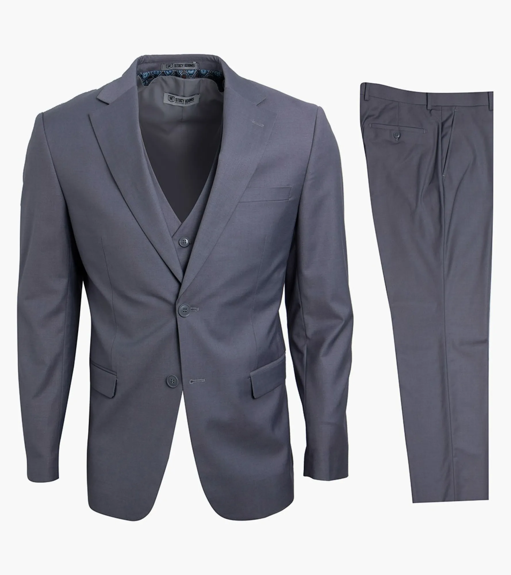 Stacy Adams Hoffman 3 Piece Vested Suit