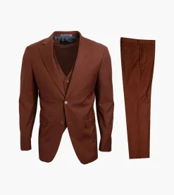Stacy Adams Hoffman 3 Piece Vested Suit