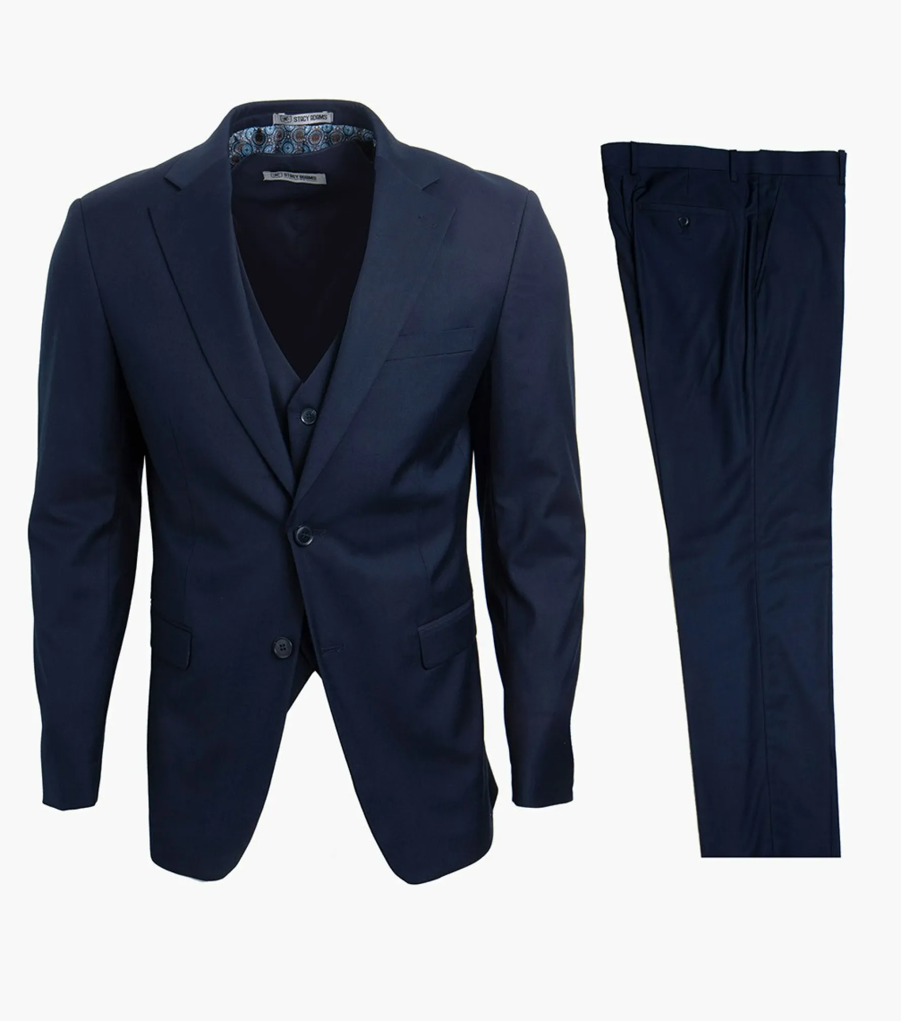 Stacy Adams Hoffman 3 Piece Vested Suit