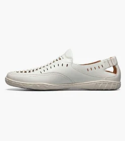 Stacy Adams Ibiza Woven Vamp Moc Toe Slip On