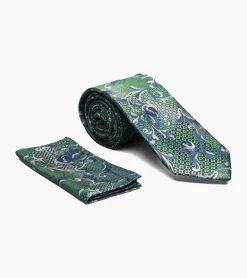 Stacy Adams Ignacio Tie & Hanky Set