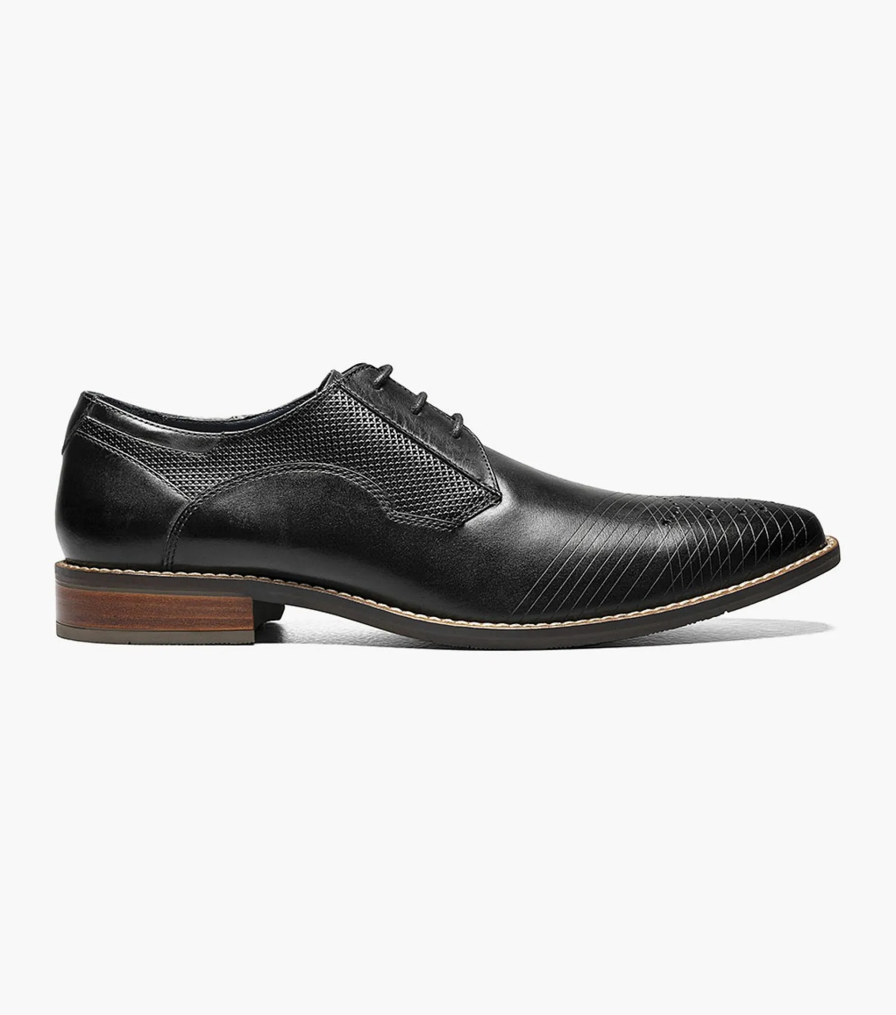 Stacy Adams Jovian Plain Toe Laser Oxford