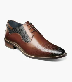 Stacy Adams Jovian Plain Toe Laser Oxford