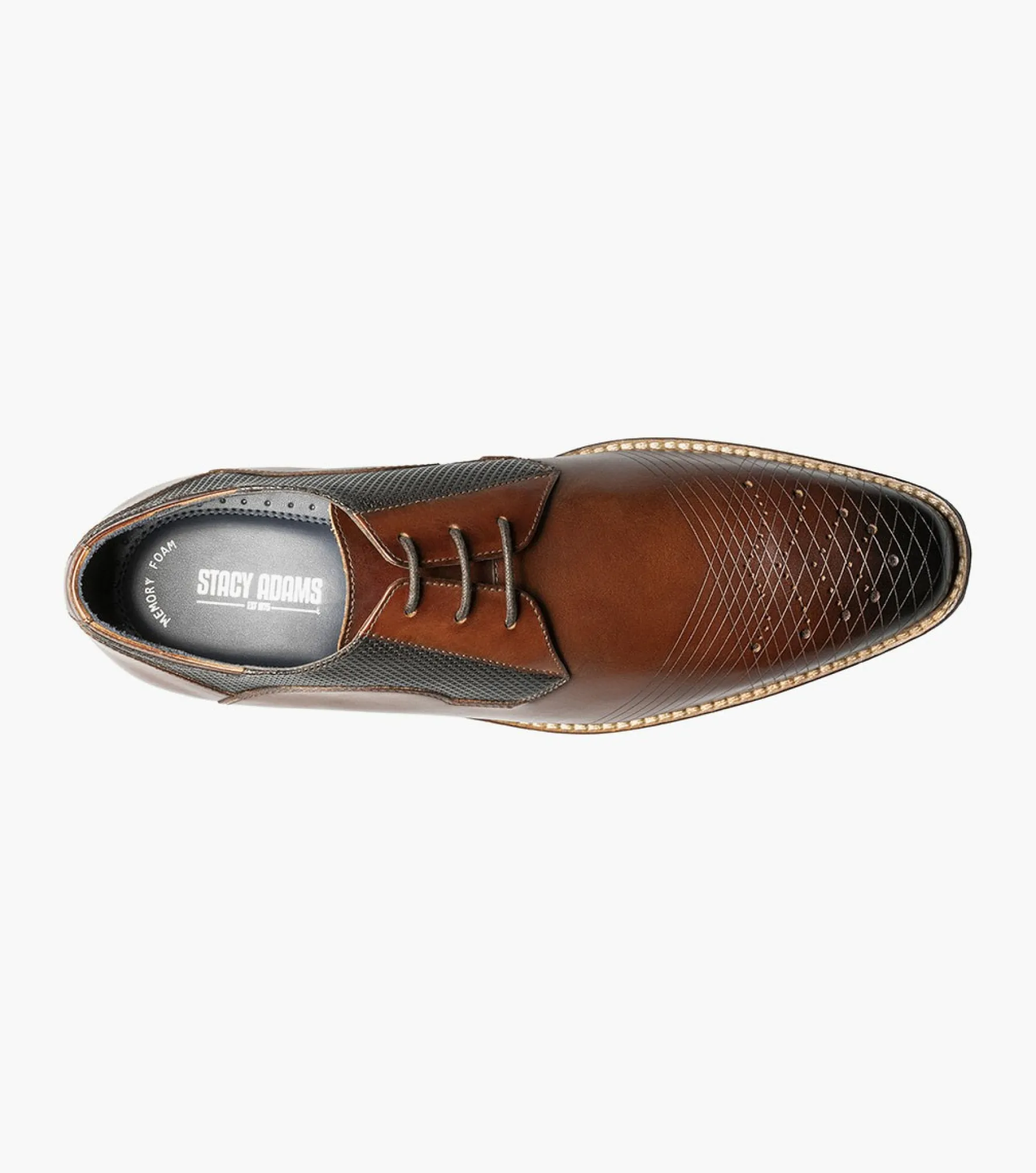 Stacy Adams Jovian Plain Toe Laser Oxford