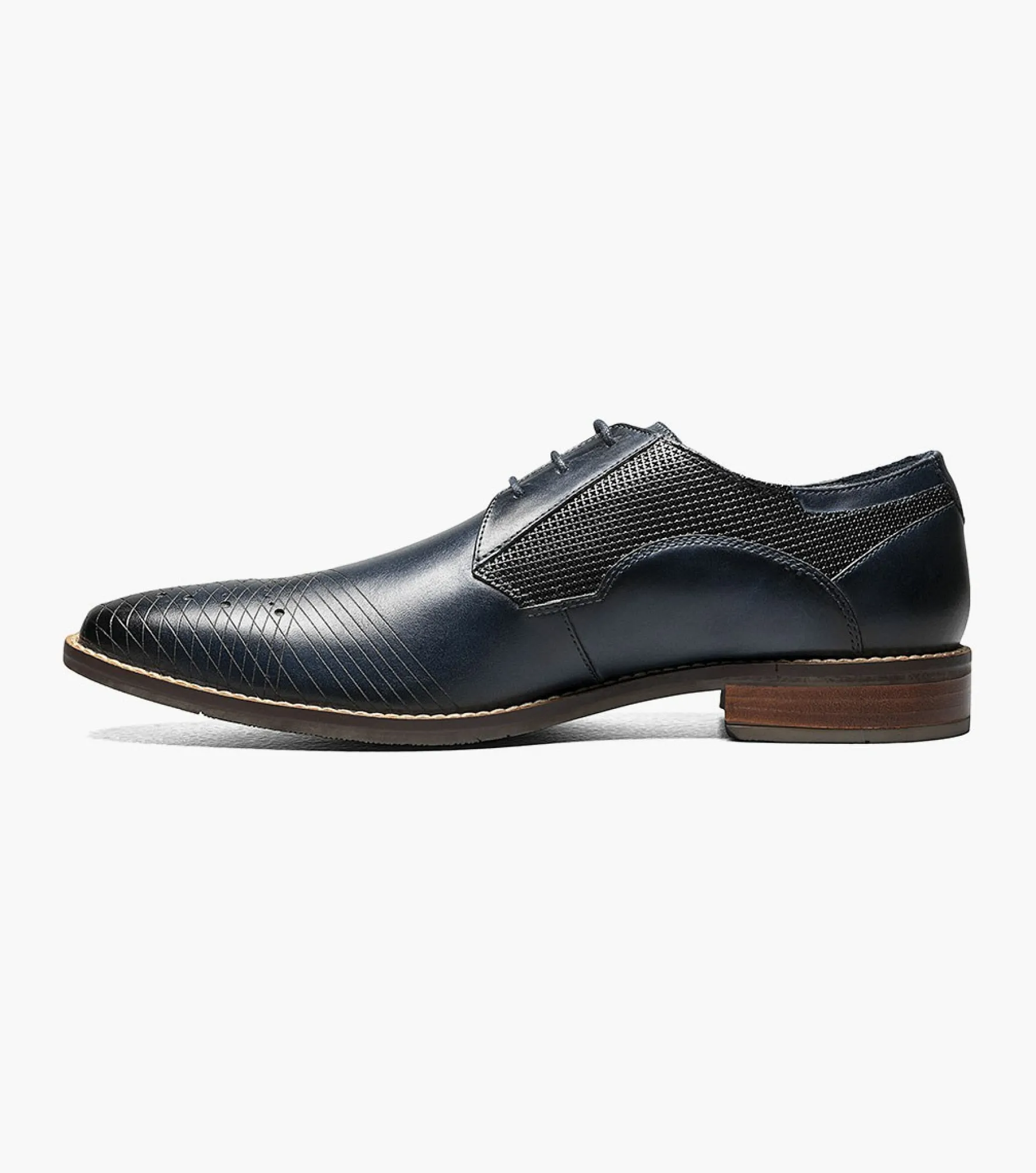Stacy Adams Jovian Plain Toe Laser Oxford
