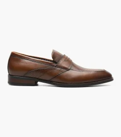 Stacy Adams Karnes Moc Toe Penny Slip On