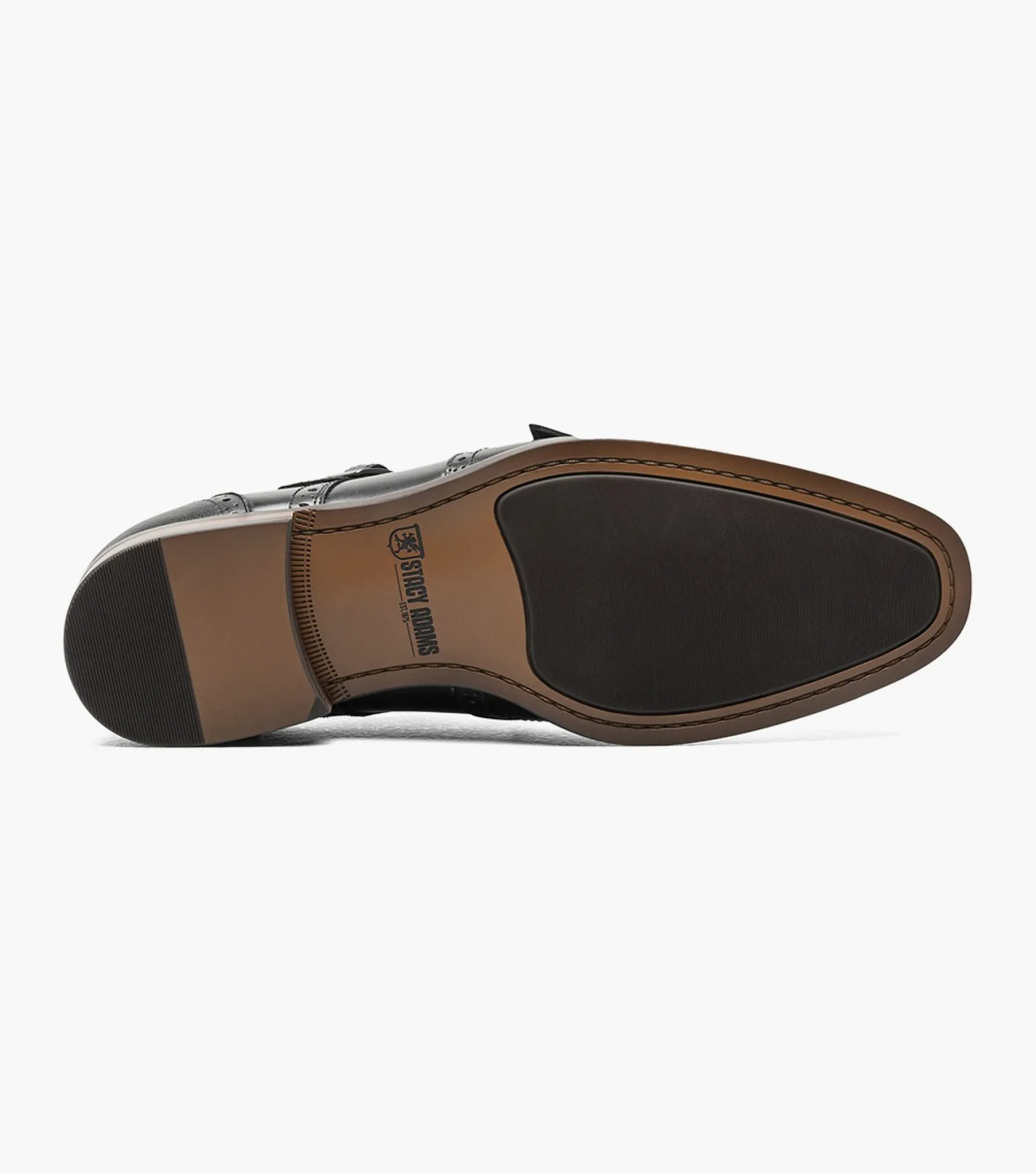 Stacy Adams Karson Wingtip Double Monk Strap