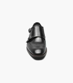 Stacy Adams Karson Wingtip Double Monk Strap