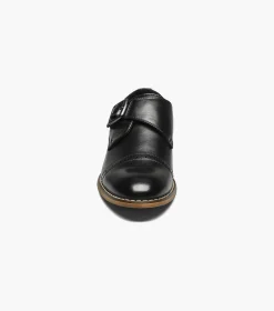 Stacy Adams Kids Desmond Cap Toe Monk Strap