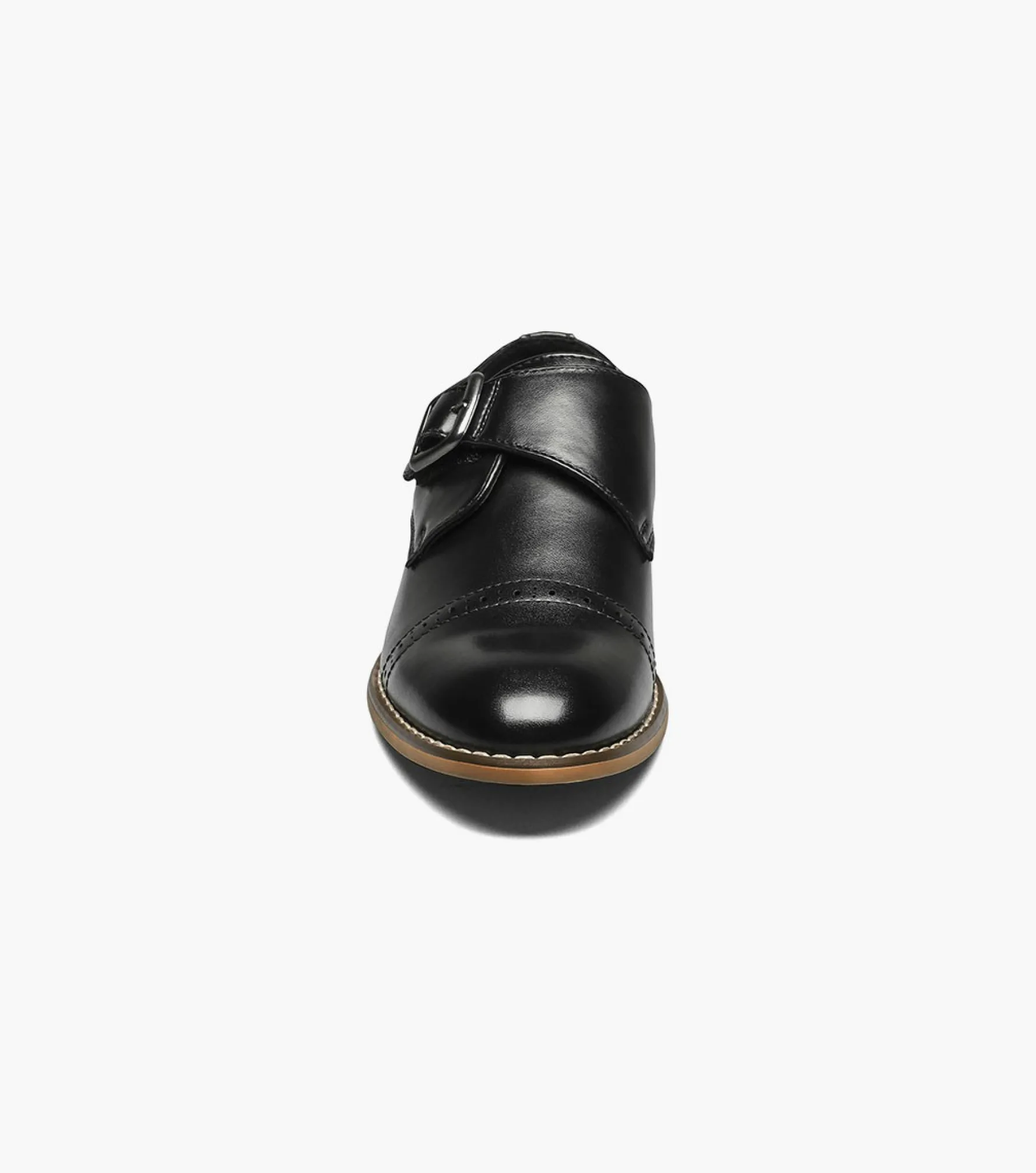 Stacy Adams Kids Desmond Cap Toe Monk Strap