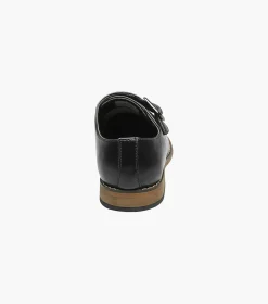Stacy Adams Kids Desmond Cap Toe Monk Strap