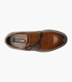 Stacy Adams Kids Desmond Cap Toe Monk Strap