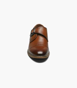 Stacy Adams Kids Desmond Cap Toe Monk Strap