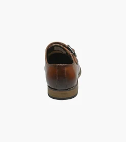 Stacy Adams Kids Desmond Cap Toe Monk Strap