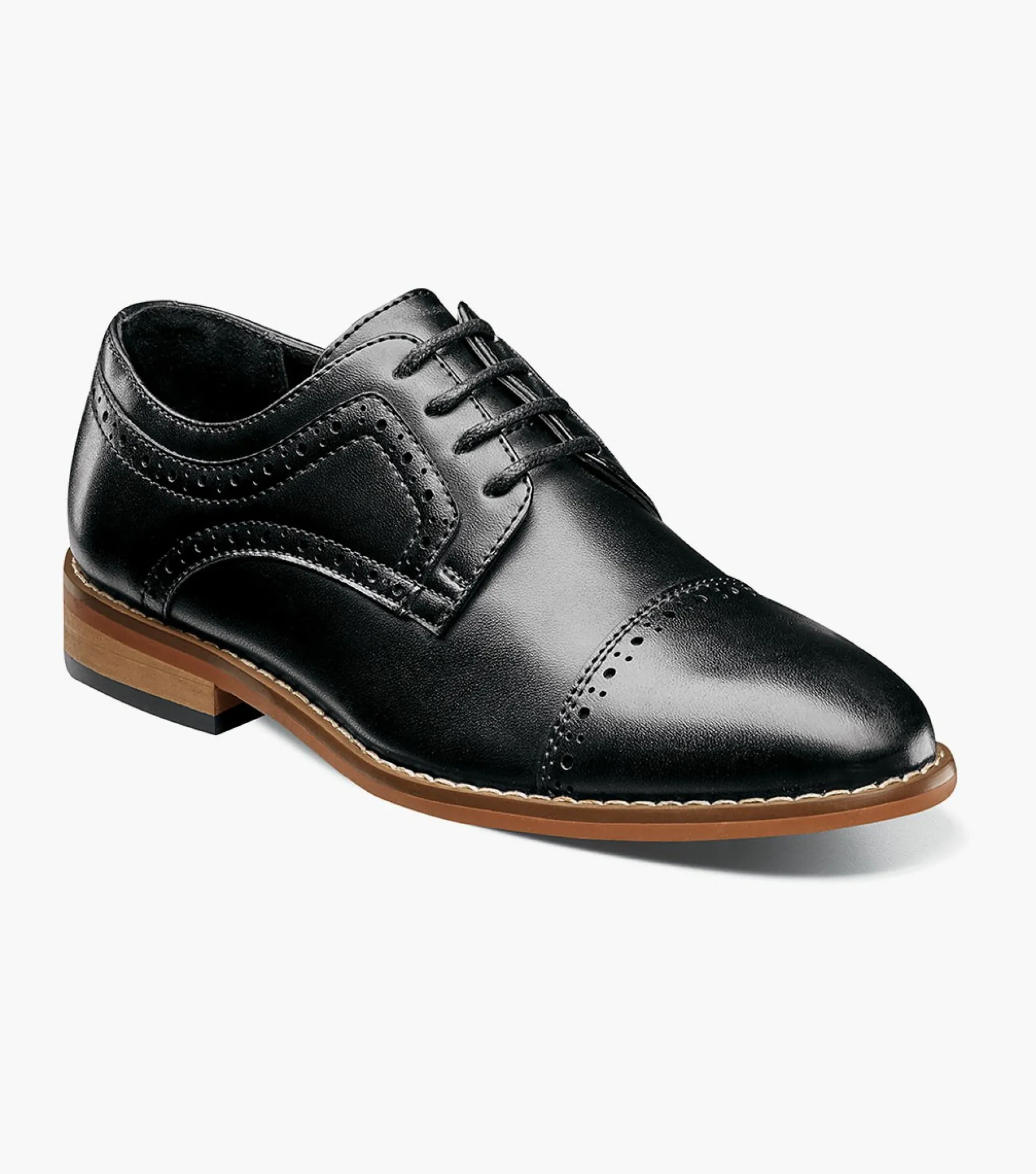 Stacy Adams Kids Dickinson Cap Toe Oxford