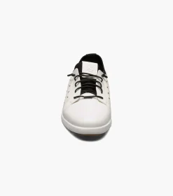 Stacy Adams Kids Halden Cap Toe Elastic Lace Up