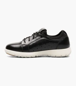 Stacy Adams Kids Halden Cap Toe Elastic Lace Up