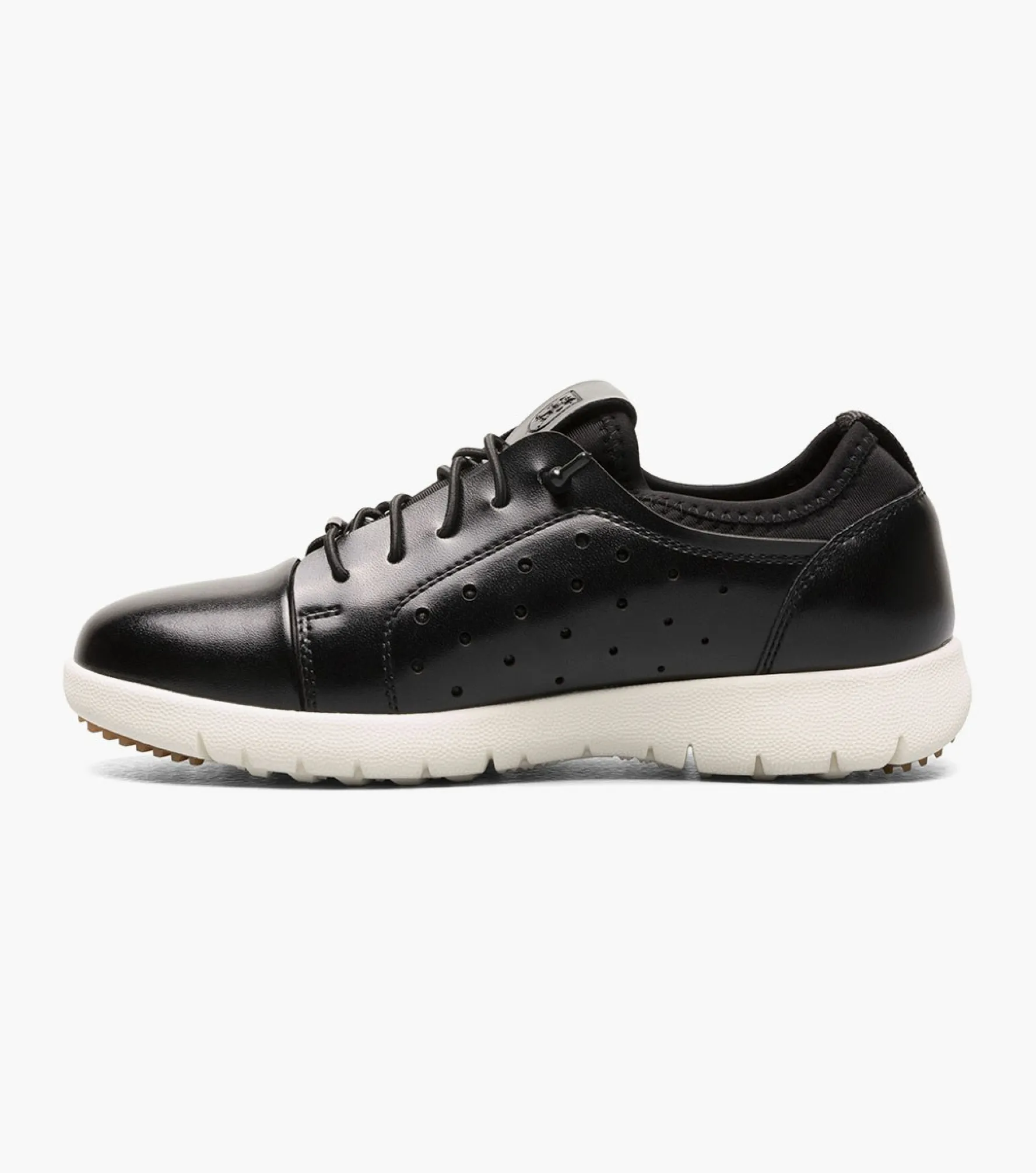 Stacy Adams Kids Halden Cap Toe Elastic Lace Up
