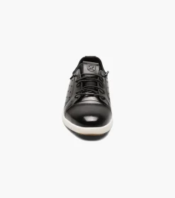 Stacy Adams Kids Halden Cap Toe Elastic Lace Up