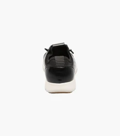 Stacy Adams Kids Halden Cap Toe Elastic Lace Up