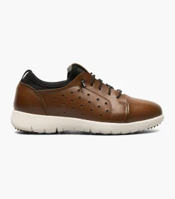 Stacy Adams Kids Halden Cap Toe Elastic Lace Up