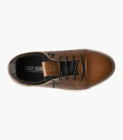 Stacy Adams Kids Halden Cap Toe Elastic Lace Up