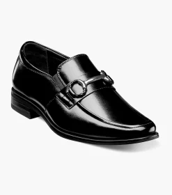 Stacy Adams Kids Pierce Moc Toe Bit Slip On