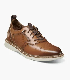 Stacy Adams Kids Sync Plain Toe Elastic Lace Up