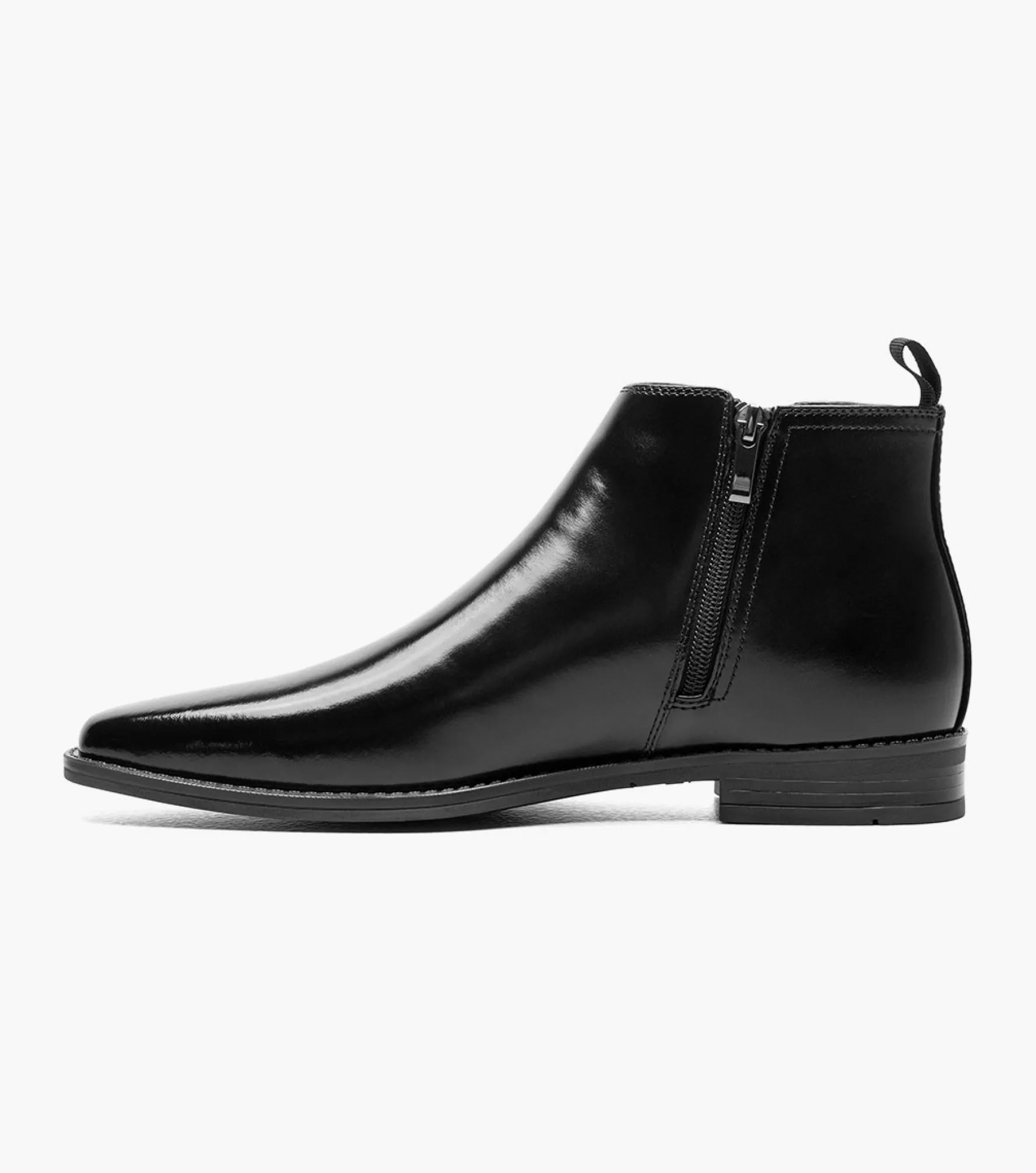 Stacy Adams Knox Plain Toe Side Zip Boot