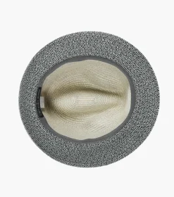 Stacy Adams Lamonte Fedora Paper Braid Pinch Front Hat