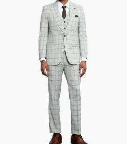 Stacy Adams Lloyd 3 Piece Vested Suit
