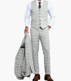 Stacy Adams Lloyd 3 Piece Vested Suit