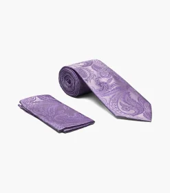 Stacy Adams Lucas Tie And Hanky Set