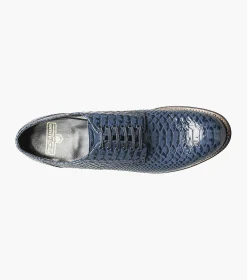 Stacy Adams Madison Anaconda Plain Toe Oxford