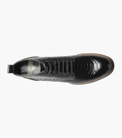 Stacy Adams Madison Anaconda Plain Toe Boot