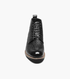 Stacy Adams Madison Anaconda Plain Toe Boot